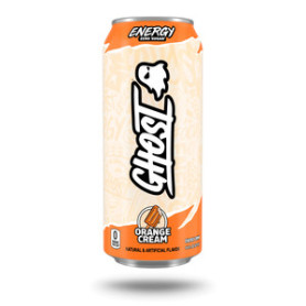 Ghost Energy Drink Orange Cream Flavor, Bautura Energizanta Cu Aroma De Portocale, 473 ml - GNC