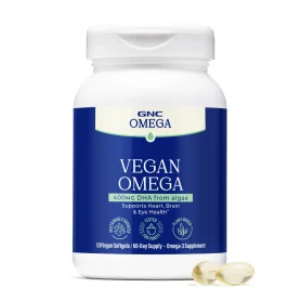 Vegan Omega, Omega-3 din alge cu 400 mg DHA, 120 capsule - GNC