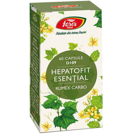 Hepatofit esential (Rumex carbo) - D109 - 60cps - Fares