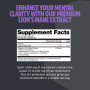 Freshcap Lion's Mane Mushroom, Ciuperca Coama Leului pentru claritate mentala, focus si sustinere cognitiva, 1000 mg, 60 capsule