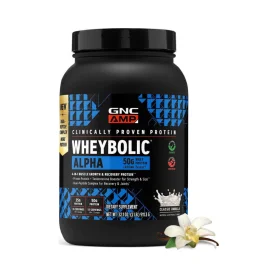 AMP New Wheybolic Alpha, Proteina din Zer cu Aroma de Vanilie, 911,3 g - GNC