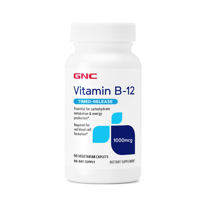 Vitamina B-12, 1000 mcg, 90 tablete - GNC