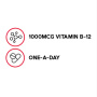 Vitamina B-12, 1000 mcg, 90 tablete - GNC