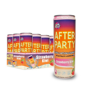 Gym Molly After Part,  Bautura energizanta cu aroma de capsuni si kiwi, 335 ml - GNC