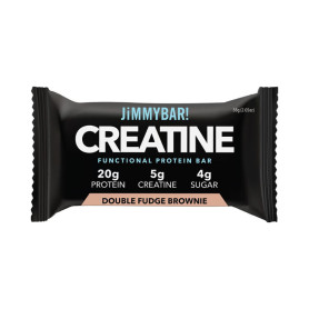 Jimmybar! Baton proteic cu creatina, aroma de brownie extra ciocolata, 58 g - GNC