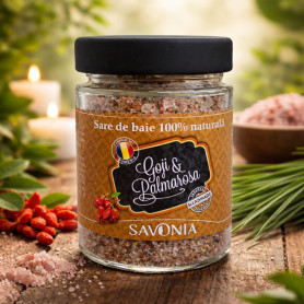 Sare de Baie cu Goji si Palmarosa, 350 g - Savonia