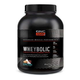 AMP Wheybolic Proteina din Zer cu Aroma de Cocos si Caramel, 1375 g - GNC