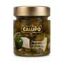 Ardei verzi peperoncini umpluti cu branza de capra in ulei de masline, 225 g - Callipo