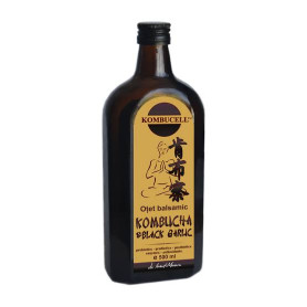 Otet Balsamic cu Kombucha si Usturoi Negru, 500 ml - Medica