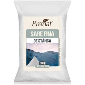 Sare fina de stanca, 500 g - Pronat