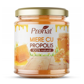 Miere cu propolis, eco-bio, 220 g - Pronat