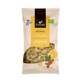 Nuci de caju coapte cu curry si lamaie, eco-bio, 120 g - Deco Italia