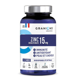 Zinc Bisglicinat, 15 mg, 60 capsule vegetale - Granions