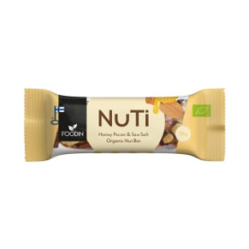 Baton NUTI cu Miere, Nuci Pecan si Sare de Mare, eco-bio, 35 g - Foodin