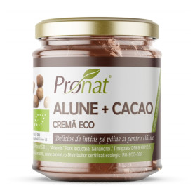 Crema de alune cu cacao, vegana, eco-bio, 220 g - Pronat