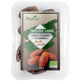 Curmale cu samburi Medjoul Large, eco-bio, 200 g - Pronat