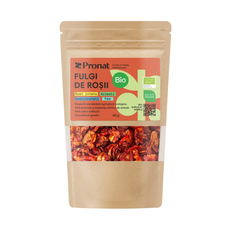 Fulgi de rosii, eco-bio, 60 g - Pronat