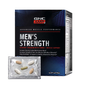 Amp Men's Strength Vitapak Program, Formula Pentru Cresterea Masei Musculare, 30 Pachete - GNC
