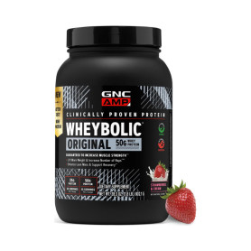 AMP New Wheybolic, Proteina din Zer cu Aroma de Capsuni, 802.1 g - GNC