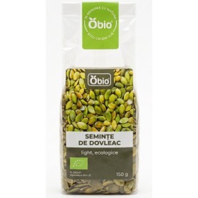 Seminte de dovleac verde light, eco-bio, 150 g - Obio