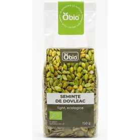 Seminte de dovleac verde light, eco-bio, 150 g - Obio