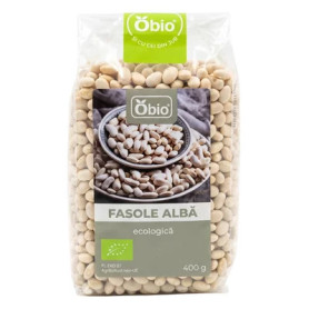 Fasole alba, eco-bio, 400 g - Obio