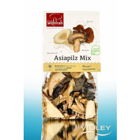 Mix de ciuperci asiatice deshidratate, eco-bio, 30 g - Wohlrab