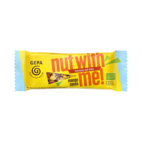 Baton din fructe si nuci cu mango si cocos, bio si fairtrade, 35 g - GEPA