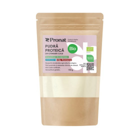 Pudra proteica solubila din samburi caju, eco-bio, 150 g - Pronat