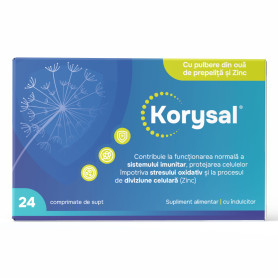 Korysal, pentru susținerea imunitatii, 24 comprimate de supt - Naturpharma