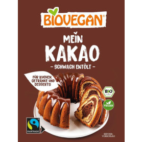 Pudra de cacao slab degresata, eco-bio, 125 g - Biovegan