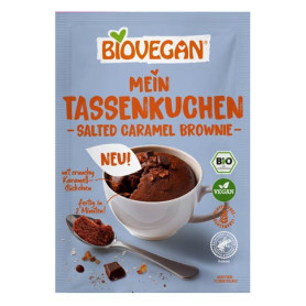 Mix pentru brownies cu caramel sarat la cana, eco-bio, 55 g - Biovegan