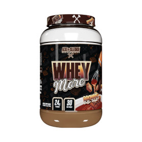Axe & Sledge Whey More Brownie Batter Delight, Proteina Din Zer Cu Aroma De Negresa Cu Ciocolata, 1074 g - GNC