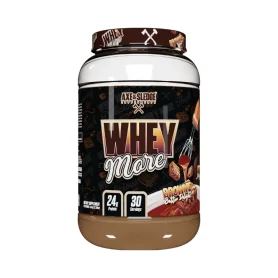 Axe & Sledge Whey More Brownie Batter Delight, Proteina Din Zer Cu Aroma De Negresa Cu Ciocolata, 1074 g - GNC