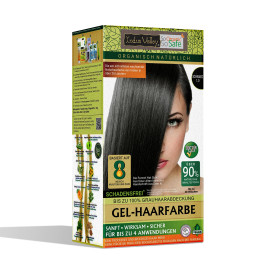 Vopsea henna gel Negru 1.0 fara amoniac, 120 ml - Indus Valley