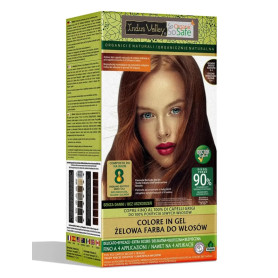 Vopsea Henna Gel Blond Mediu Aramiu 8.40 - Indus Valley