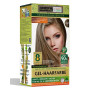 Vopsea henna gel Blond Deschis 8.0 fara amoniac - Indus Valley