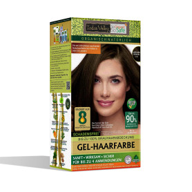Vopsea henna gel Saten Mediu 4.0 fara amoniac - Indus Valley