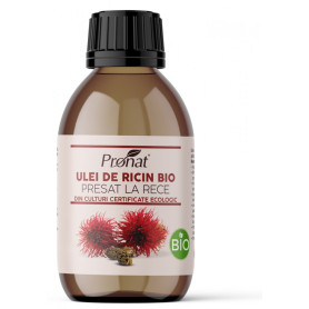 Ulei din seminte de ricin presat la rece, eco-bio, 100 ml - Pronat
