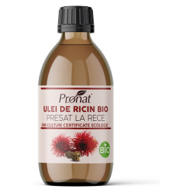 Ulei din seminte de ricin presat la rece, 250 ml - Pronat