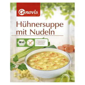 Supa de pui cu taitei, eco-bio, 30 g - Cenovis
