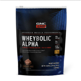 AMP Wheybolic Alpha, Proteina din zer cu aroma de ciocolata, 540.9 g - GNC