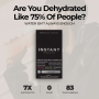 Instant Hydration, Premium Electrolyte Drink Mix, Electroliti Cu Mixt De Arome,10 Pliculete - GNC