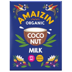 Lapte de cocos 17% grasime, eco-bio, 500 ml - Amaizin