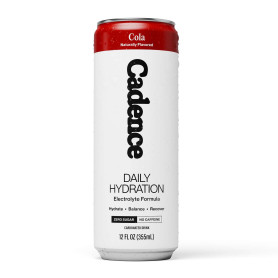 Cadence Daily Hydration Cola, Bautura Carbogazoasa Cu Electroliti, Fara Zahar, 355 ml - GNC