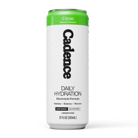 Cadence Daily Hydration Citrus, Bautura Carbogazoasa cu Electroliti cu arom ade citrice, 355 ml - GNC