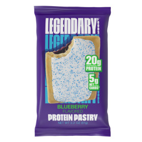 Legendary Foods Tasty Pastry Blueberry, Prajitura Proteica Cu Aroma De Afine, 61 g - GNC