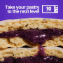 Legendary Foods Tasty Pastry Blueberry, Prajitura Proteica Cu Aroma De Afine, 61 g - GNC