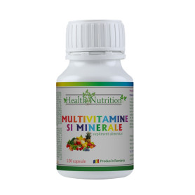 Multivitamine si Minerale, 120 capsule - Health Nutrition