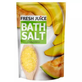 Sare de baie cu spuma de banana si pepene galben, 500 g - Fresh Juice